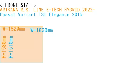 #ARIKANA R.S. LINE E-TECH HYBRID 2022- + Passat Variant TSI Elegance 2015-